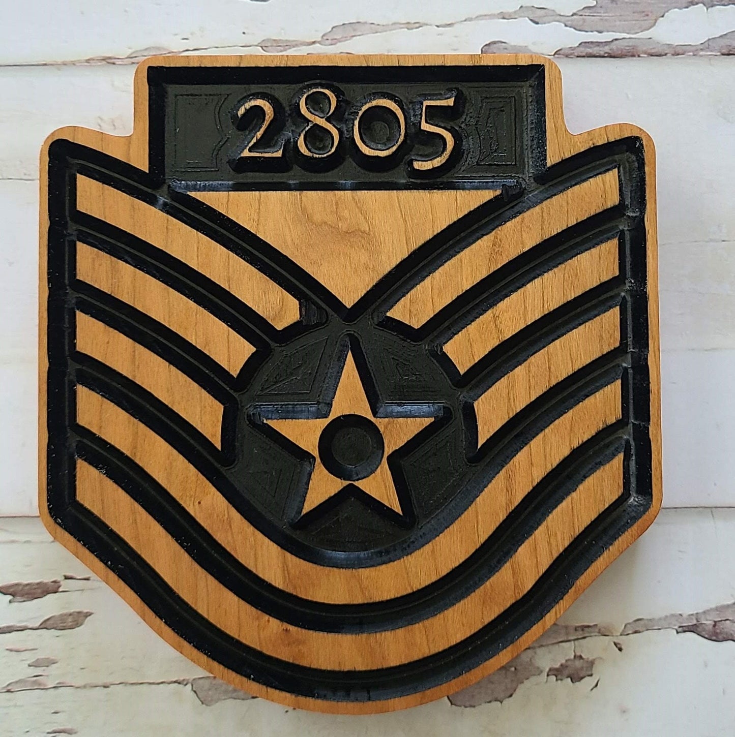 Personalized Military Rank Plaque