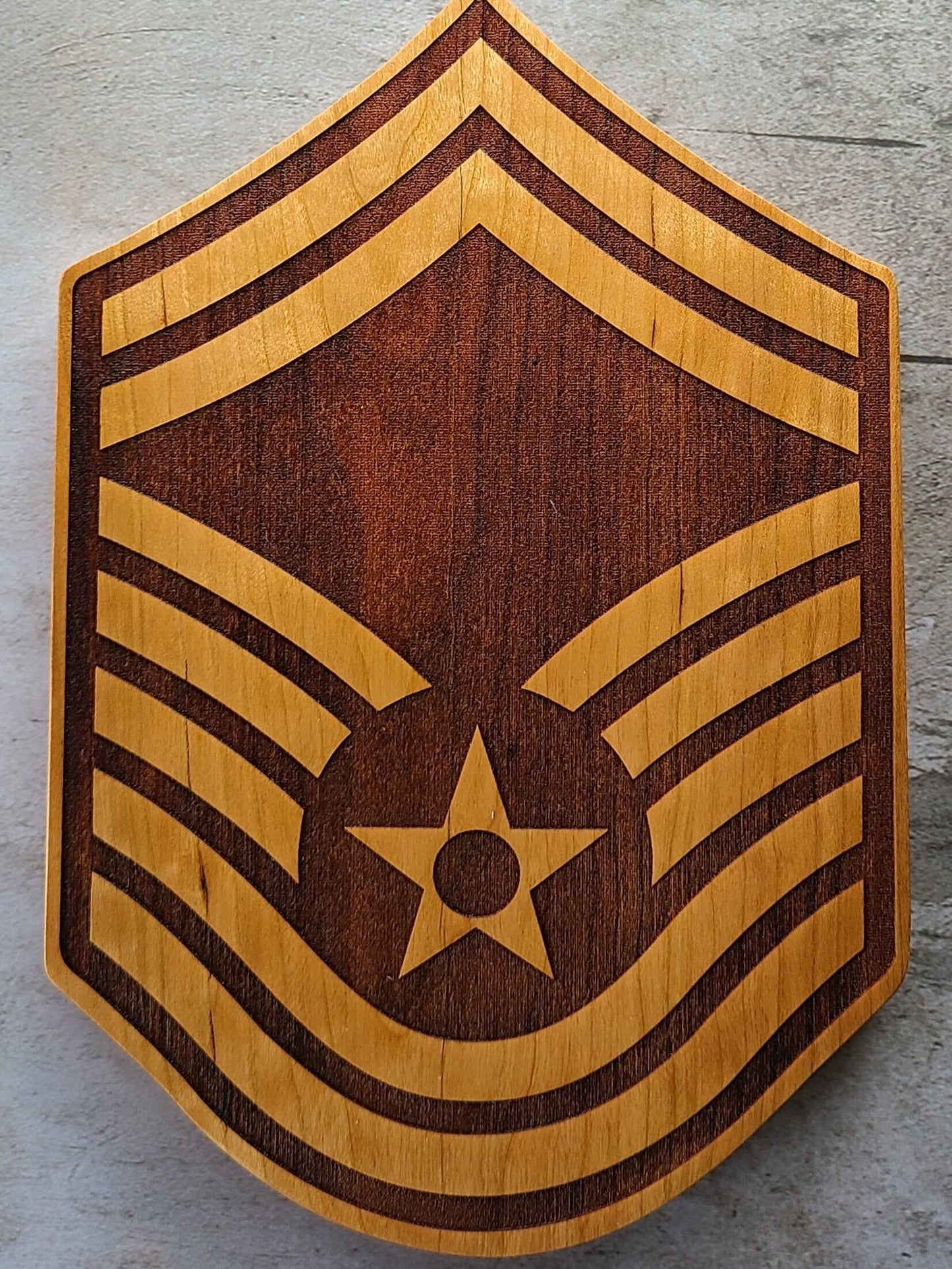Personalized Military Rank Plaque
